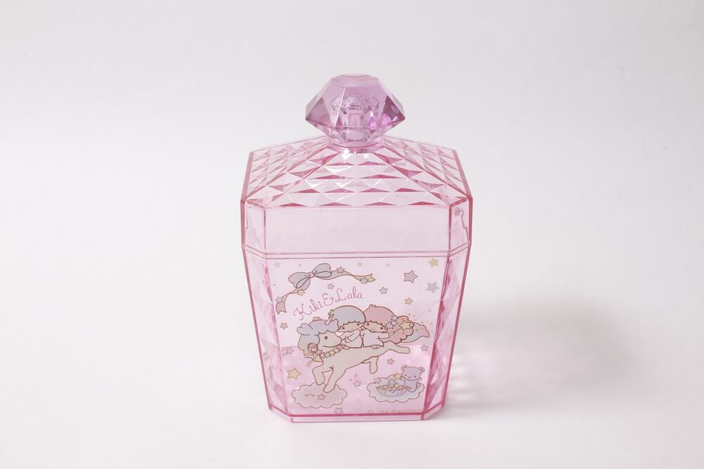 2024 Sanrio Little Twin Stars Pink Transparent Trinket Box ~ 260930-WH 1186